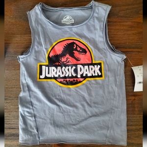 Boy 4T jurassic park tank top